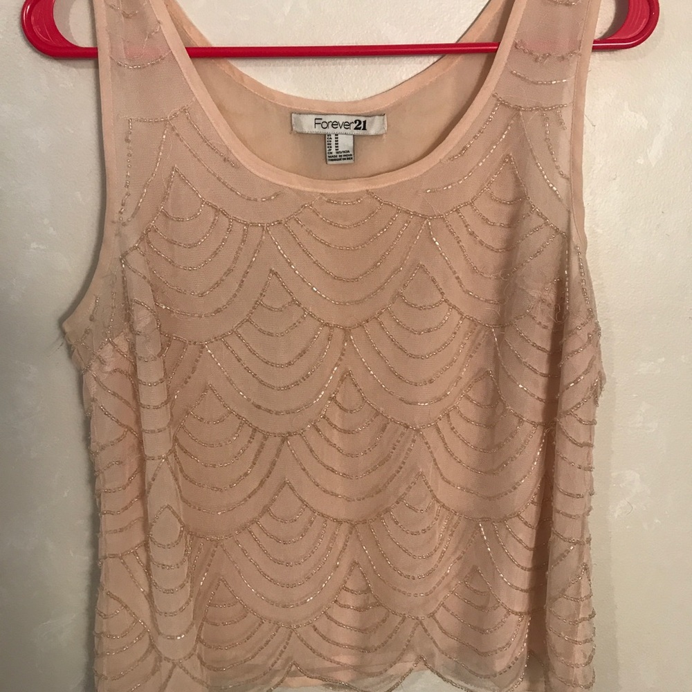 Forever 21 beaded tank top